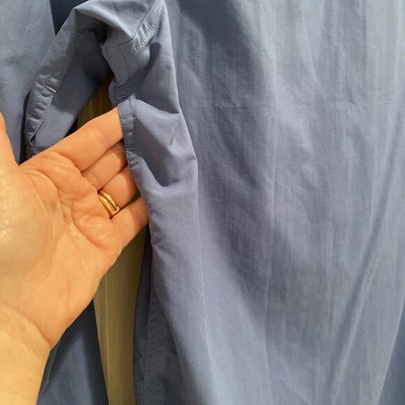 Orvis Shirt Men Medium Blue Fishing Outdoors Vented Button Up Long Sleeve - Picture 5 of 10